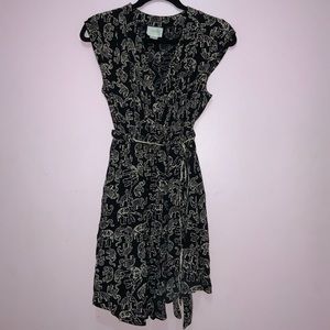 Anthropologie Maeve Elephant Dress with Sash